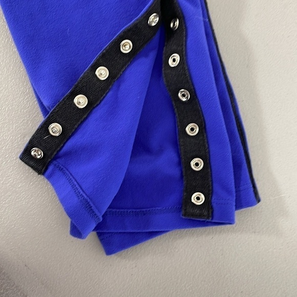 Beyond Yoga Leggings Womens Small Blue Ankle Snap Flexible - Picture 13 of 13